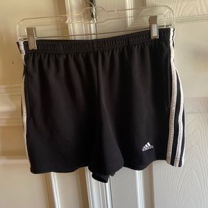 MEDIUM ADIDAS Women’s Black & White Shorts